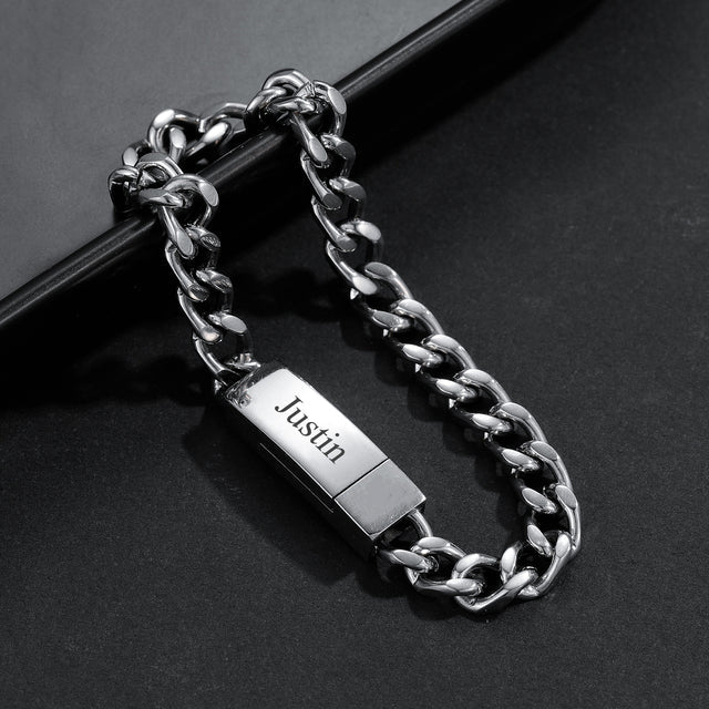 Gourmette personnalisable pour homme